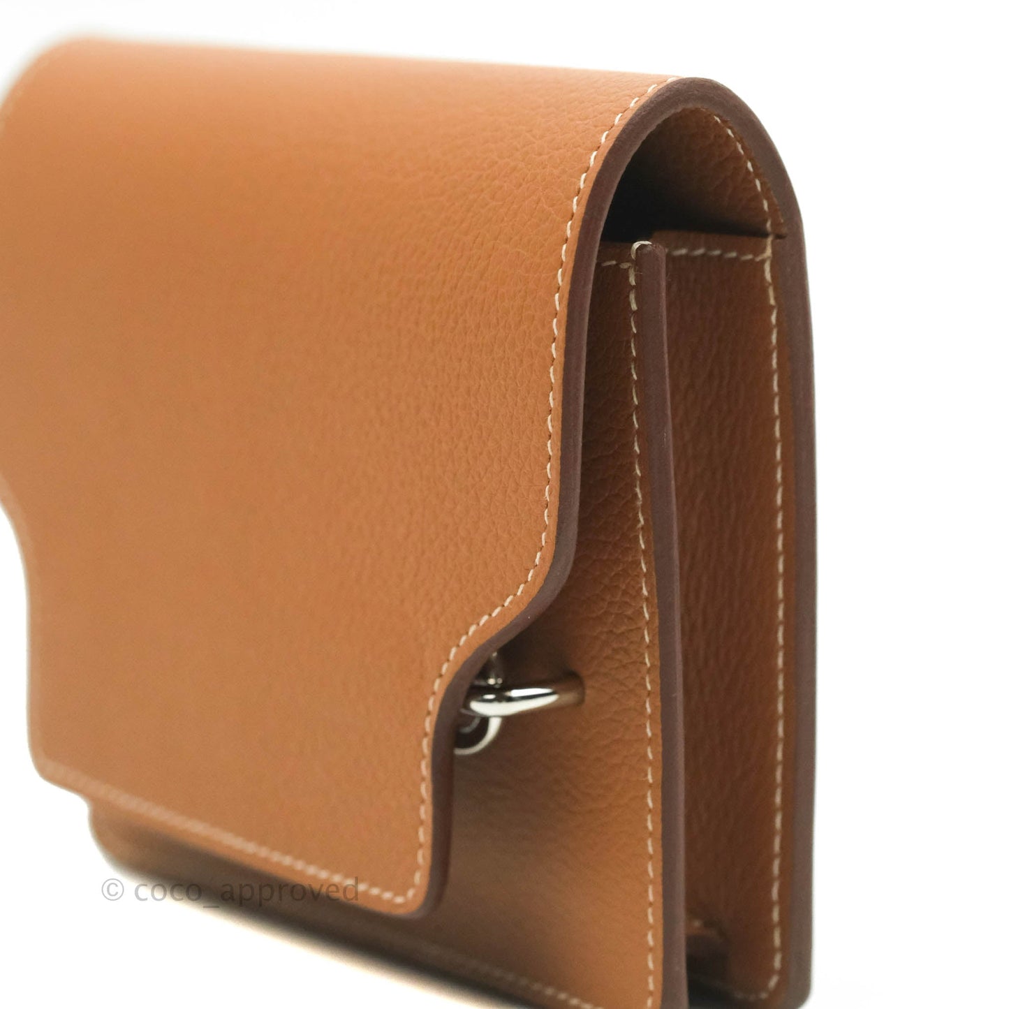 Hermès Roulis Slim Wallet Gold Palladium Hardware