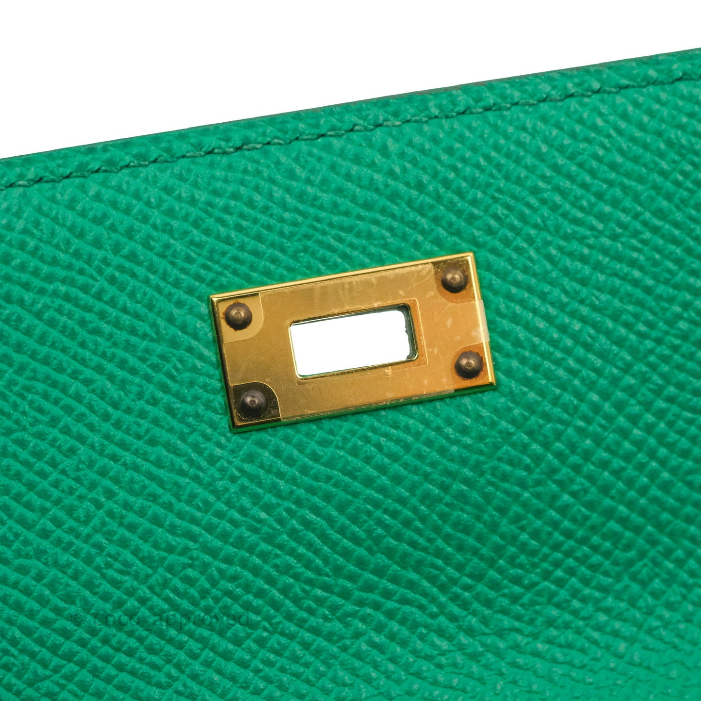 Hermès Kelly To Go Wallet Veau Epsom 06 Vert Jade Gold Hardware