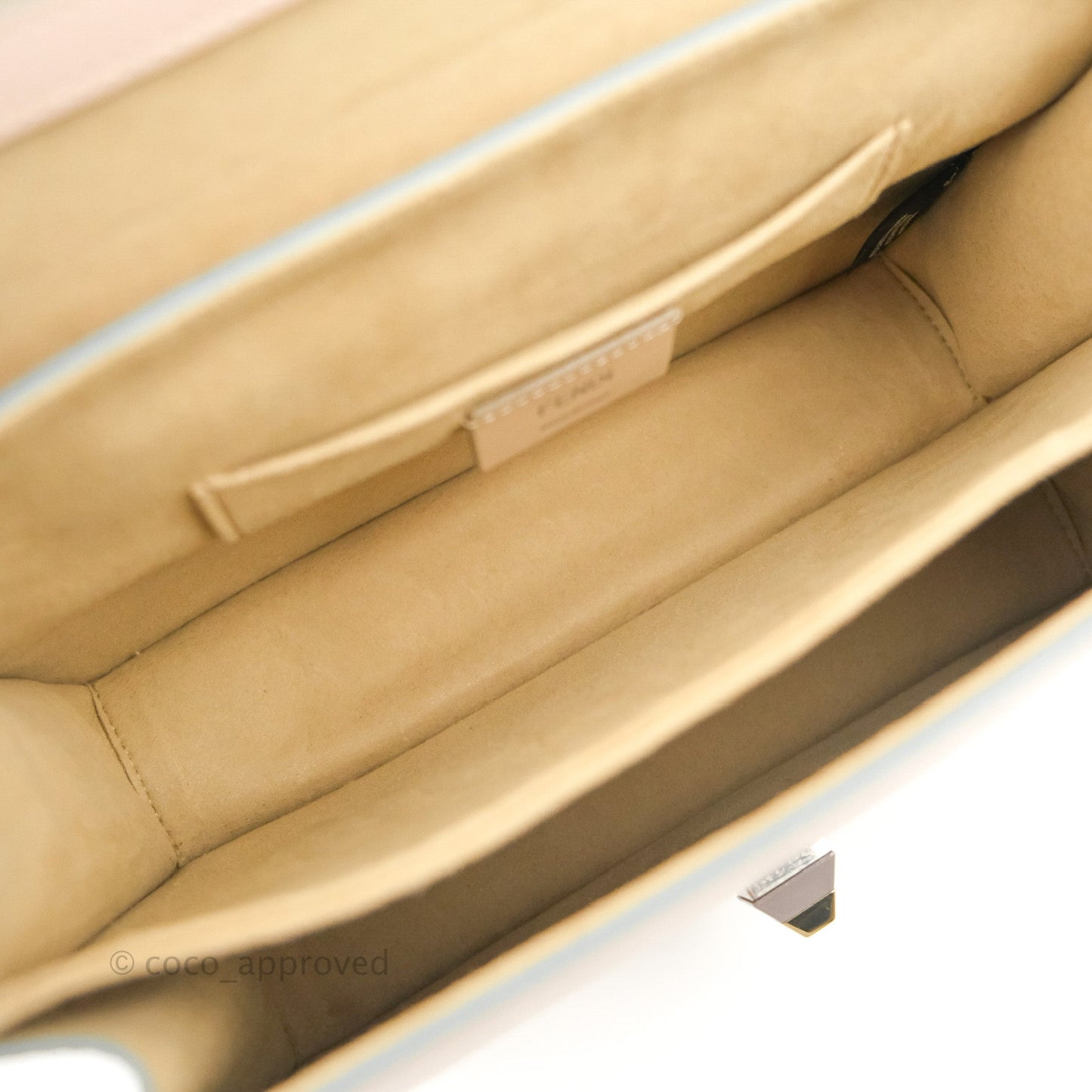 Fendi Kan I Scalloped Shoulder Bag Pale Pink Silver Hardware