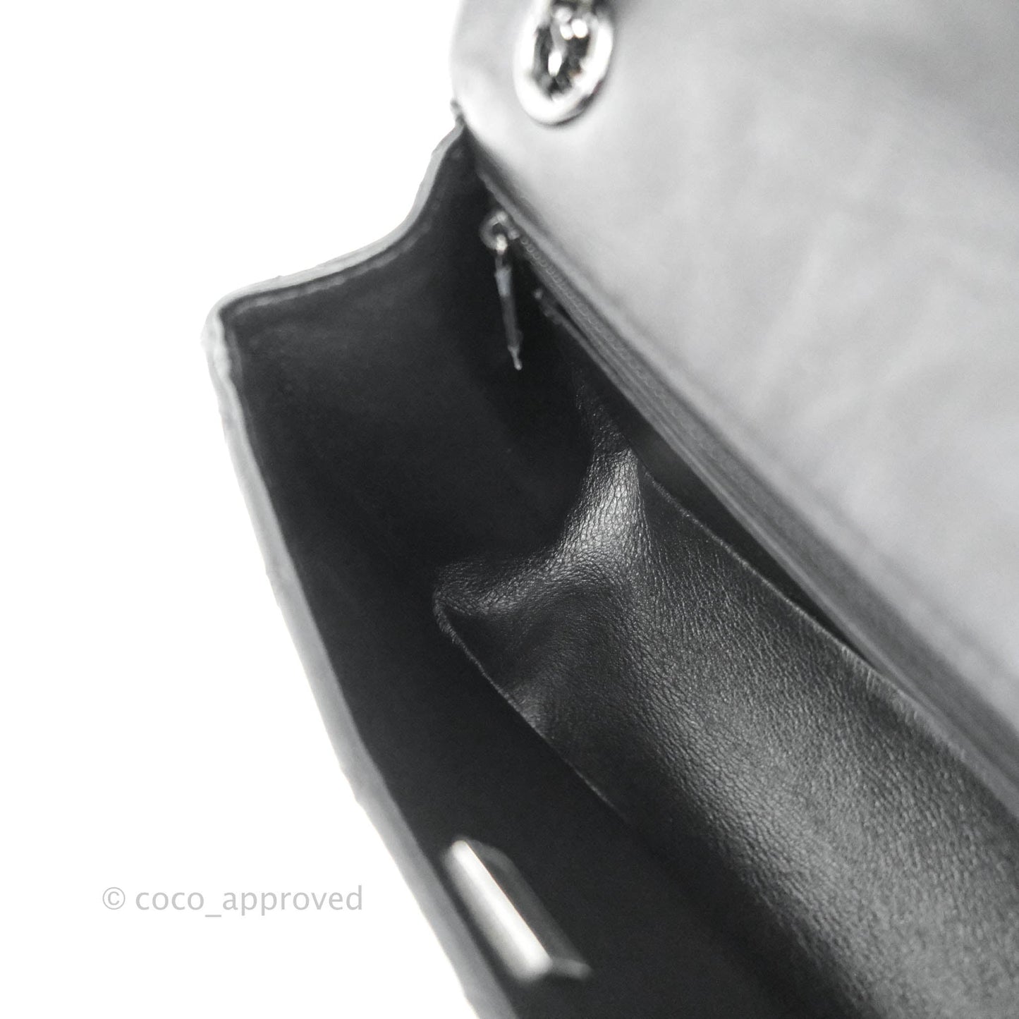 Chanel Mini Reissue 224 So Black Quilted Aged Calfskin Black Hardware