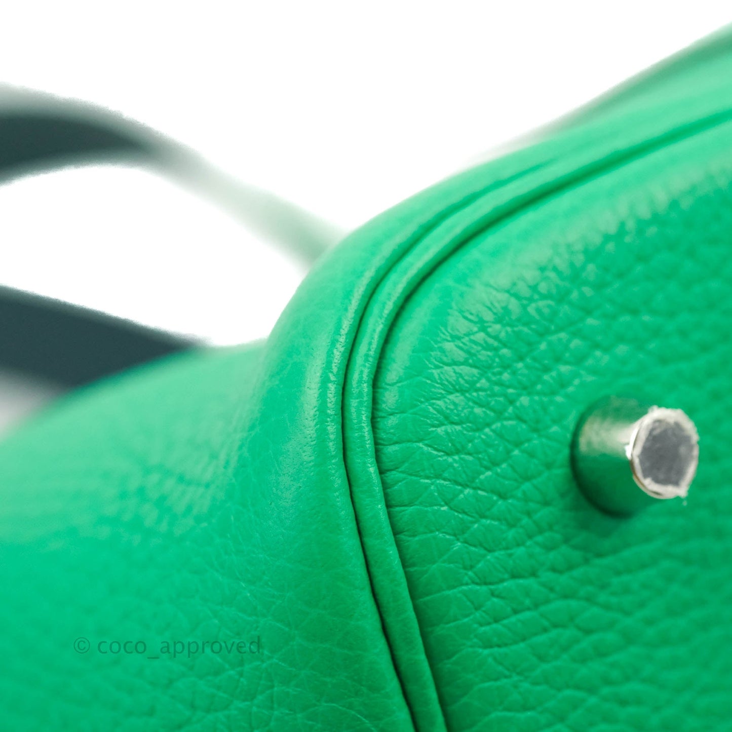 Hermès Picotin 22 Clemence Menthe/Vert Bosphore Palladium Hardware