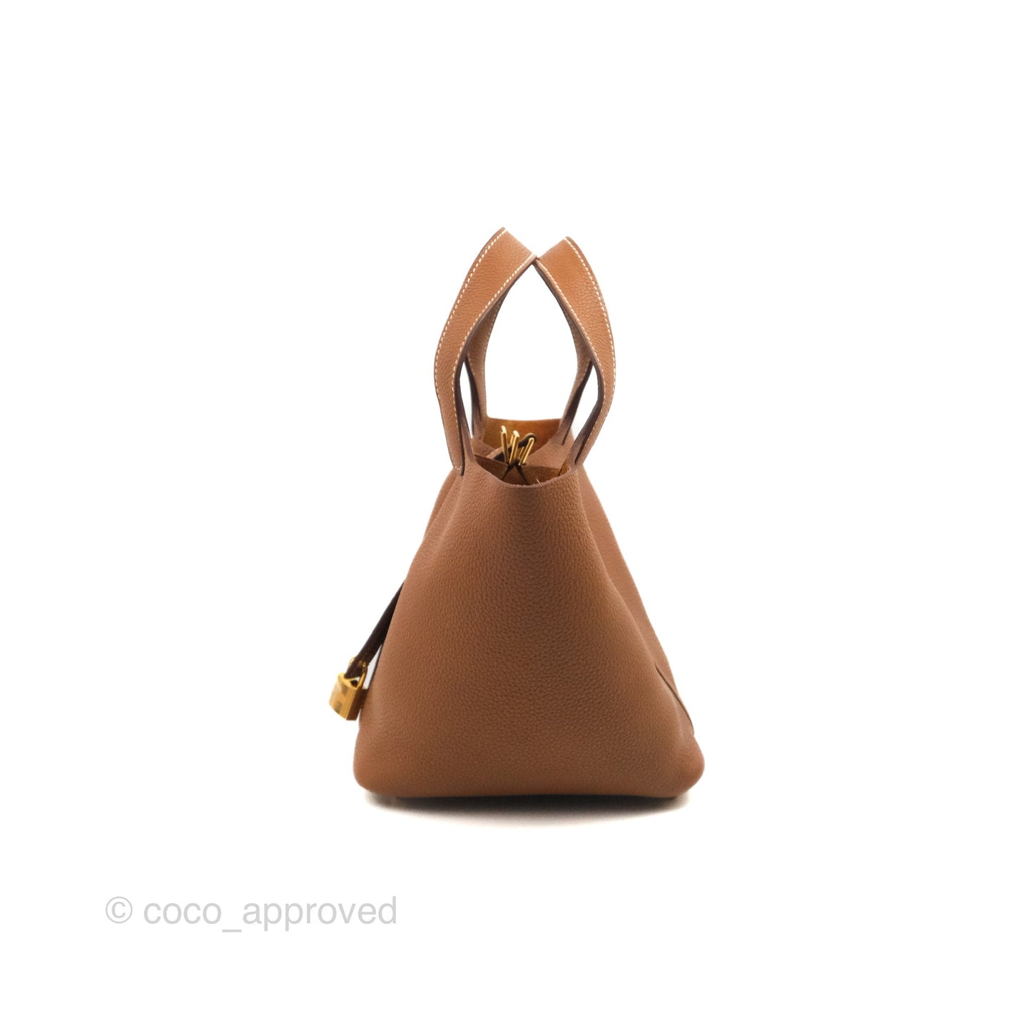 Hermès Picotin Lock 18 PM Gold Clemence Gold Hardware
