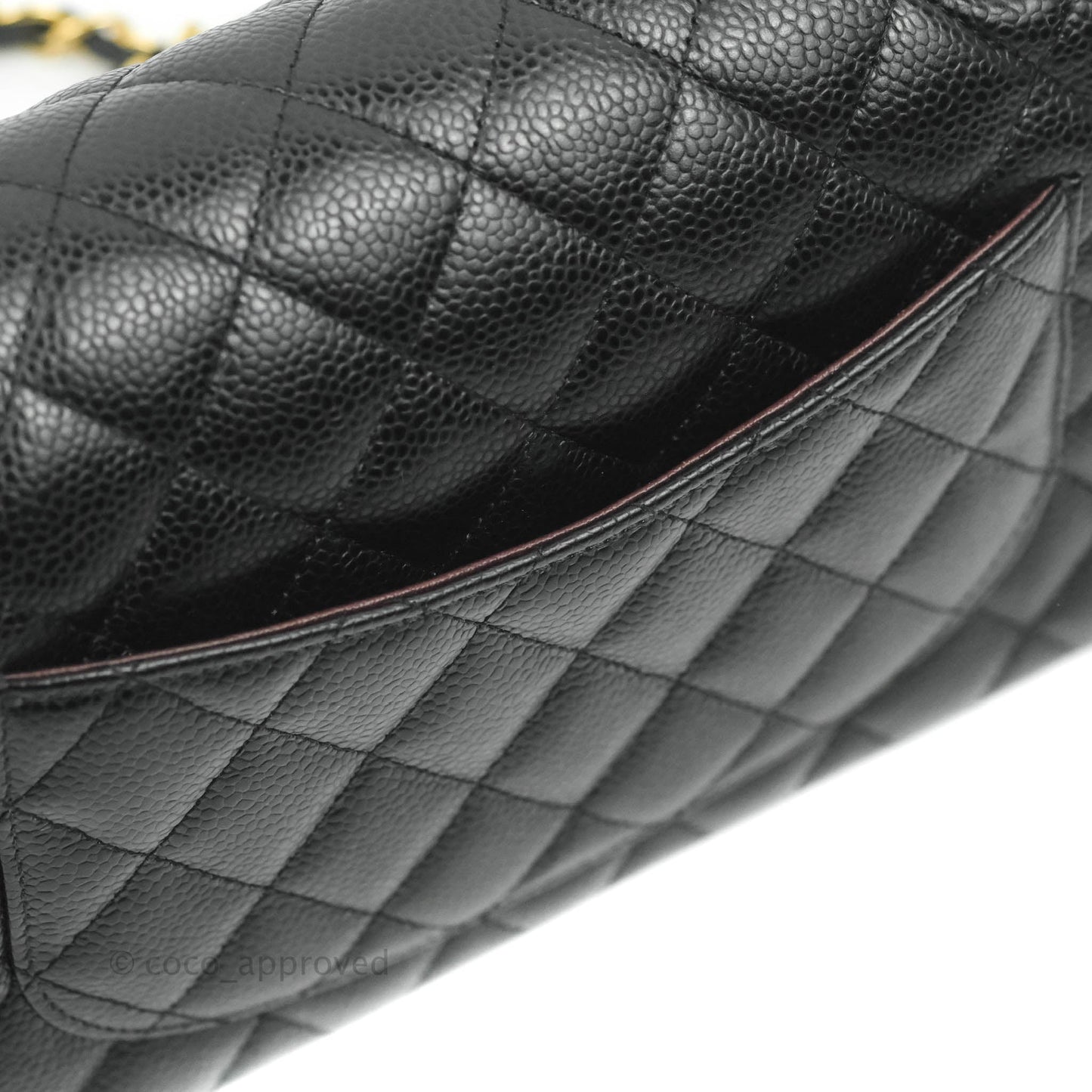 Chanel Small Classic Quilted Flap Black Caviar Gold Hardware