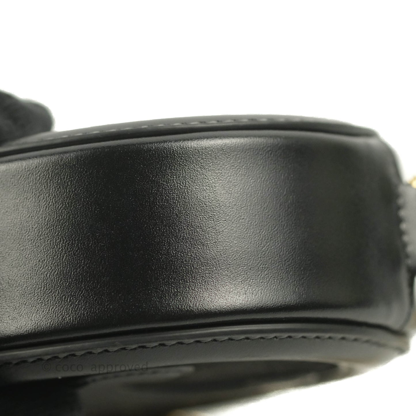 Celine Crossbody Purse With Chain In Velvet Black