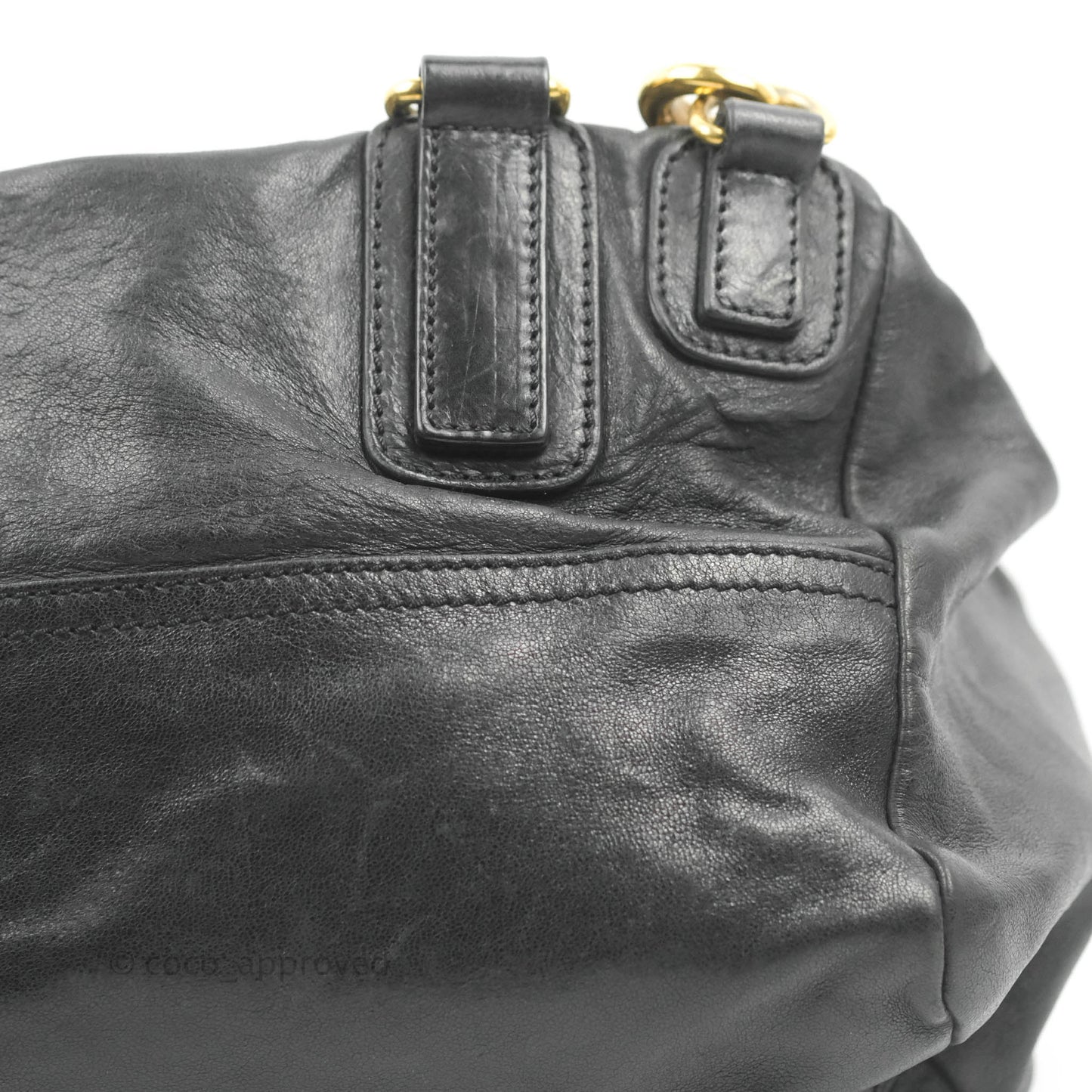 Givenchy Pandora Medium Black Leather Shoulder Bag