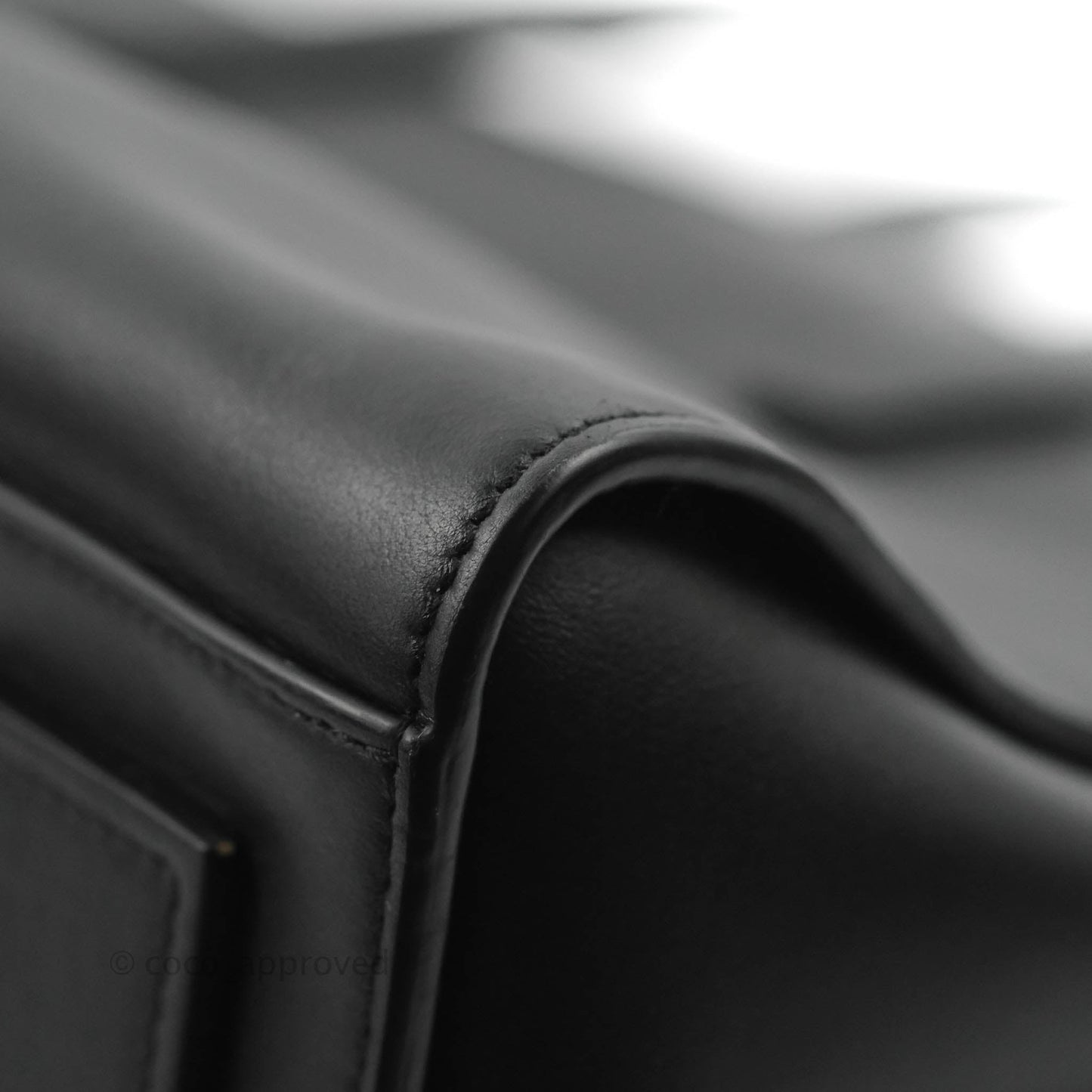 Saint Laurent Larger Jane Bag Black Silver Hardware