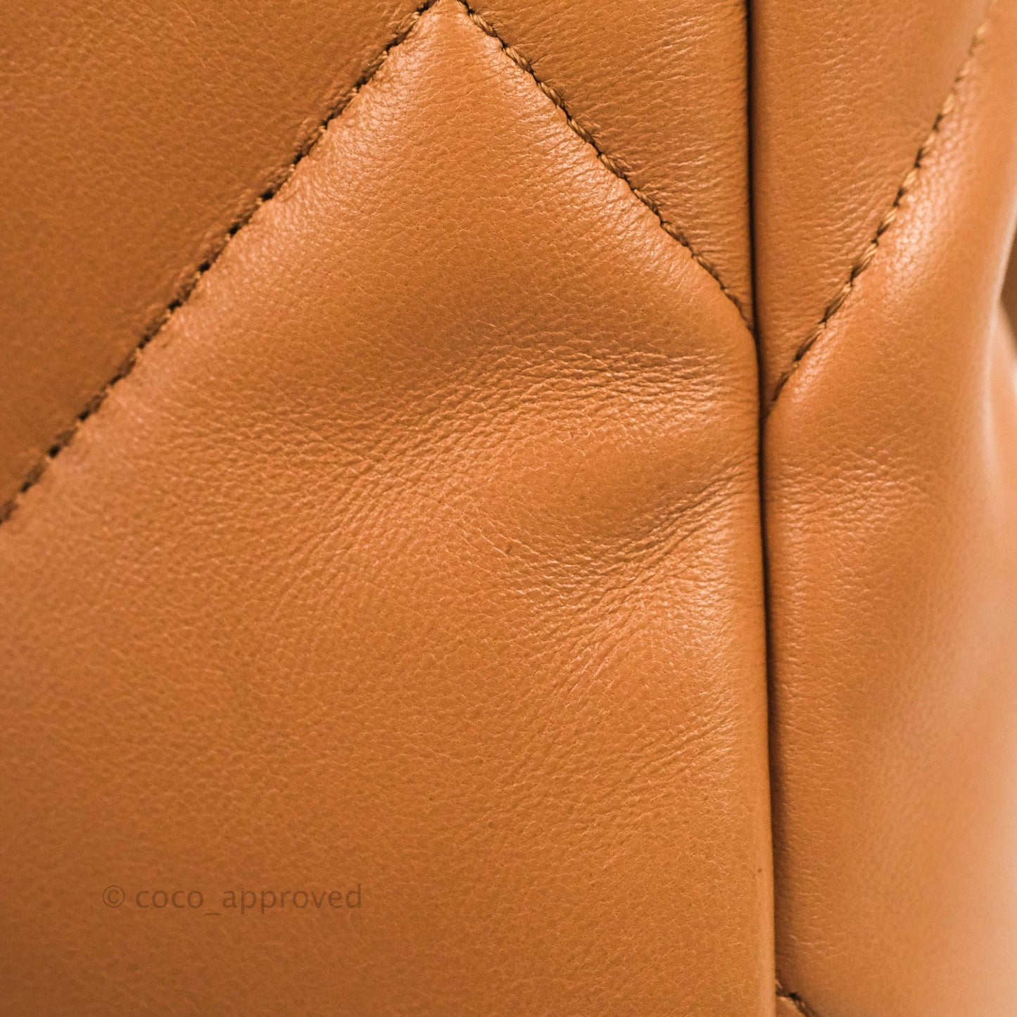 Chanel 19 Small Caramel Dark Beige Lambskin Mixed Hardware 21K