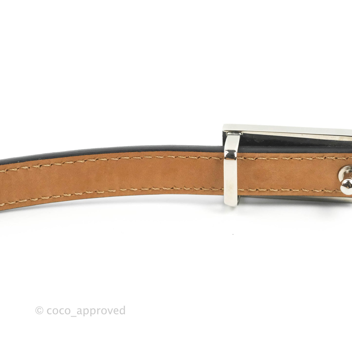 Fendi Calfskin Studded Belt