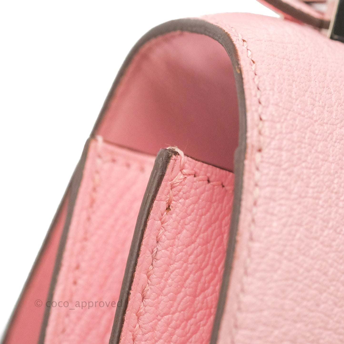 Hermès Constance III Mini 18cm Sakura Chevre Mysore Palladium Hardware