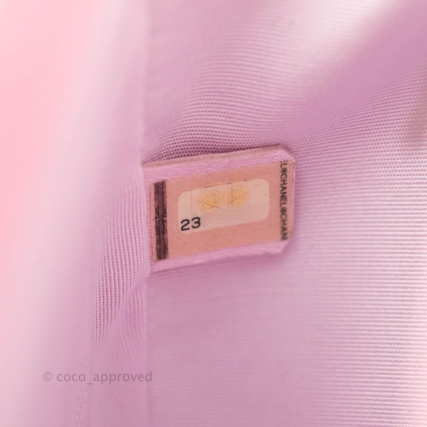 Chanel Stitched Ring My Bag Flap Crossbody Pink Calfskin