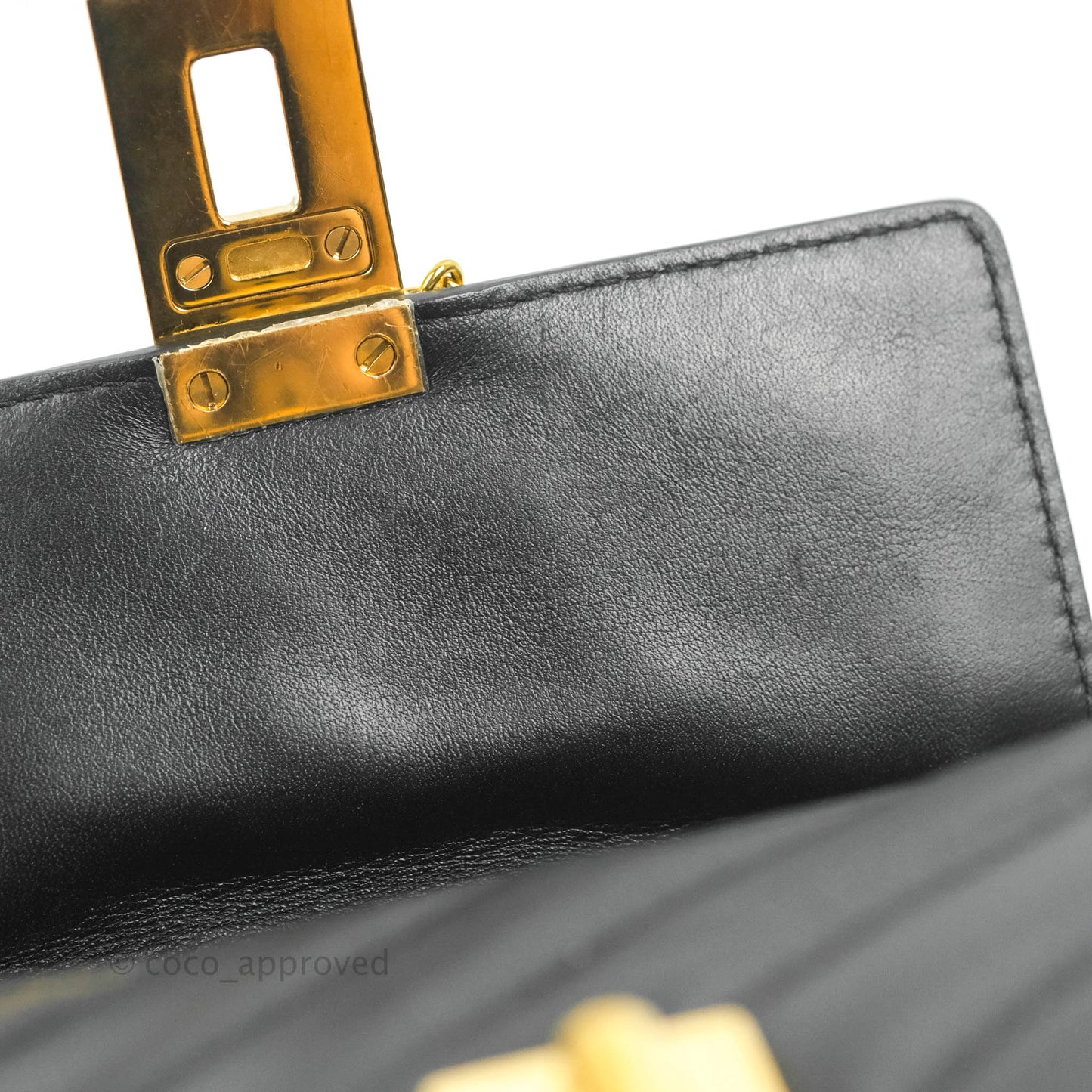 Chloe Quilted Mini Drew Bijou Crossbody Bag Black Smooth Calfskin Gold Hardware