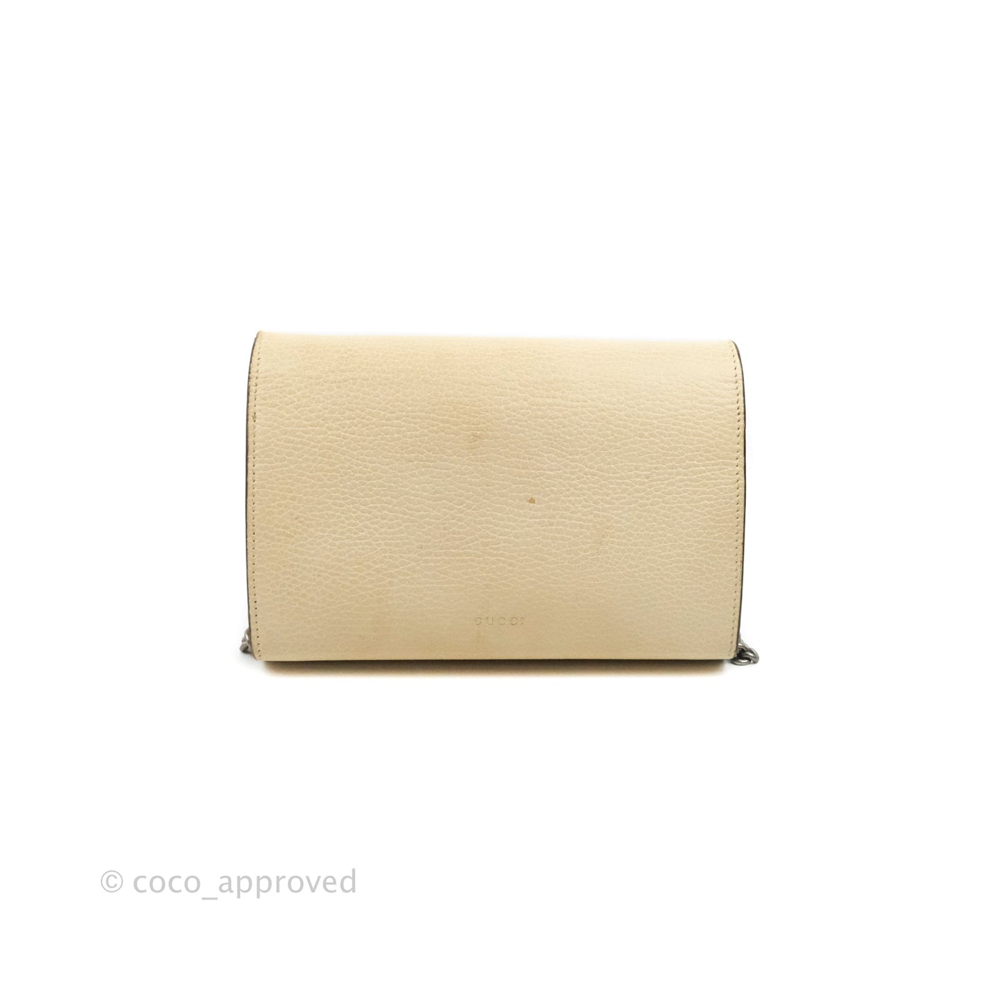 Gucci Dionysus Mini Leather Chain Bag Ivory