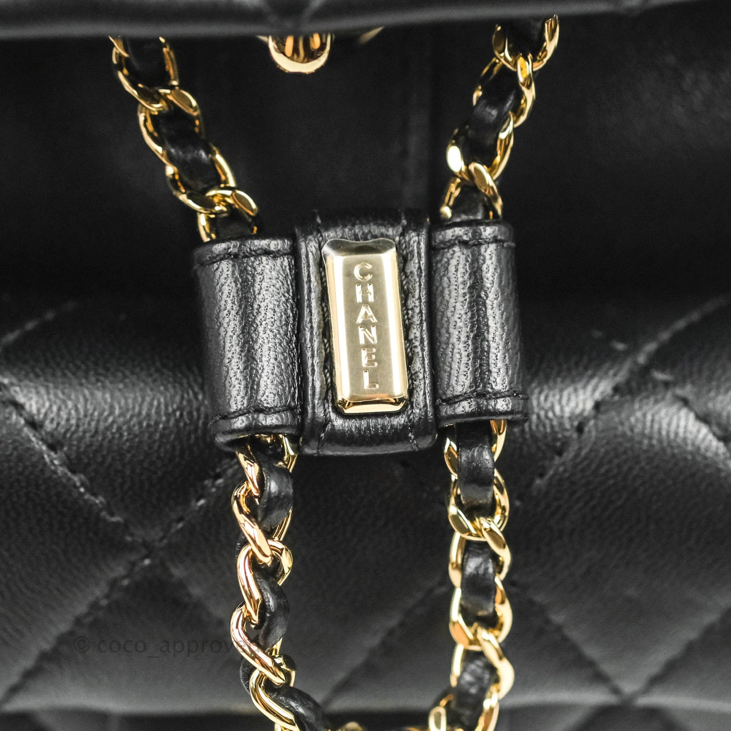 Chanel Quilted Small Duma Drawstring Backpack Black Calfskin 22C