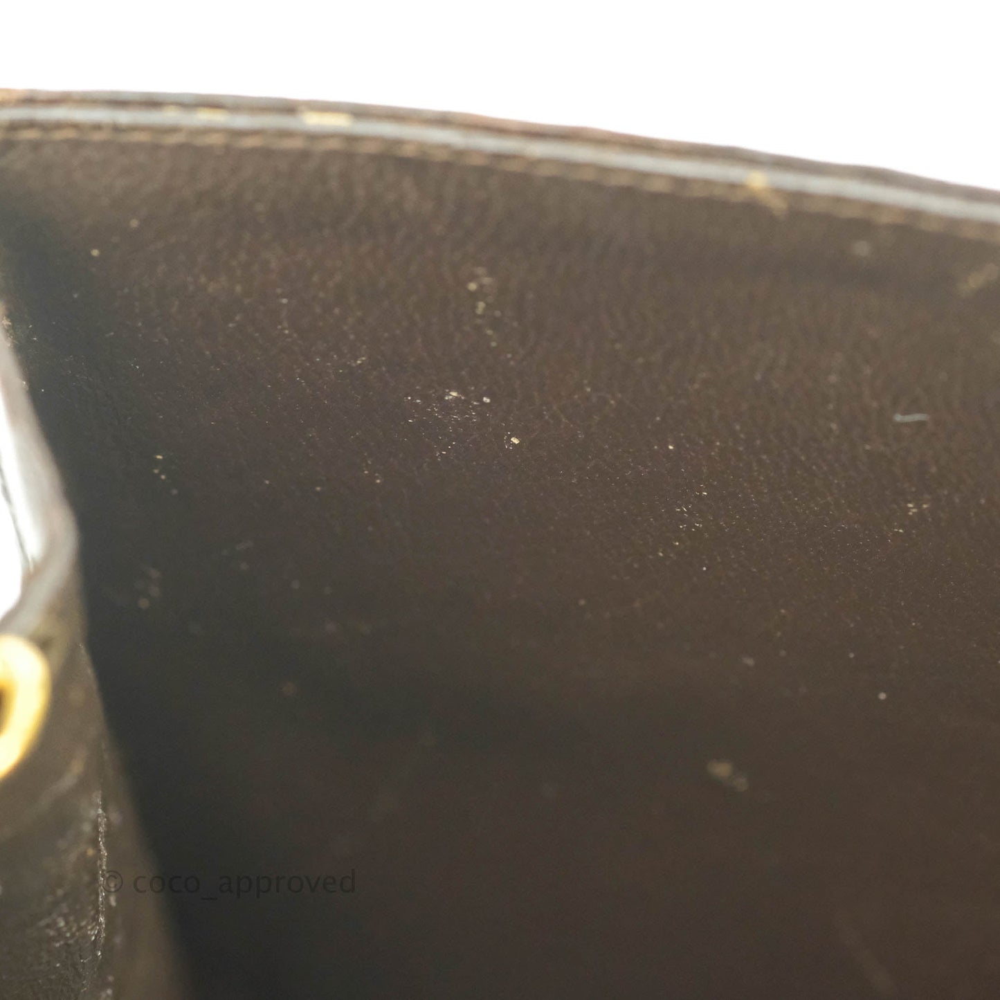 Chanel Vintage Brown Crocodile Leather Shoulder Bag Gold Hardware