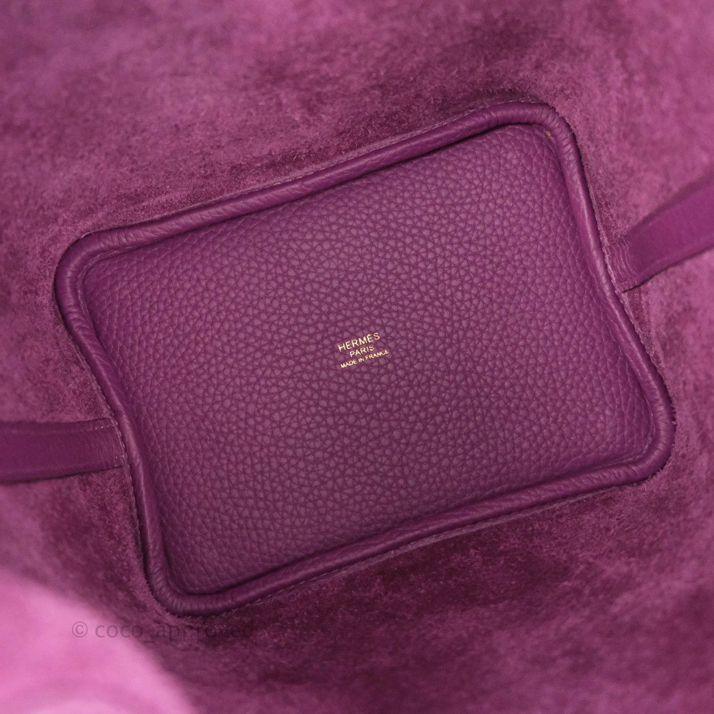 Hermès Picotin Lock 18 P9 Anemone Clemence Gold Hardware