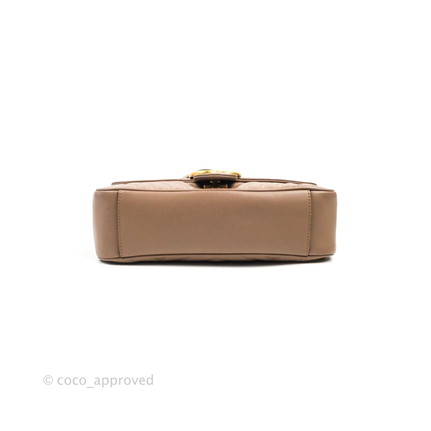 Gucci GG Marmont Matelassé Leather Small Bag Dusty Pink