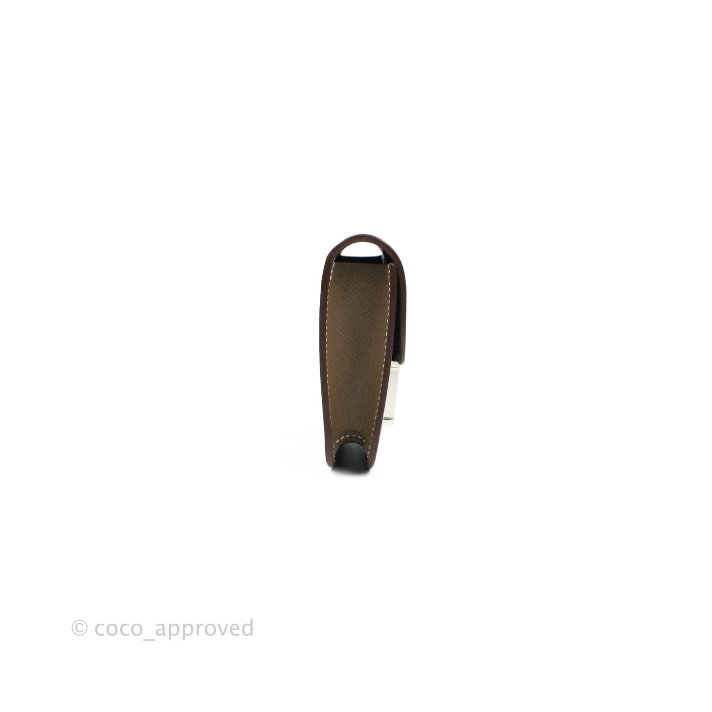 Hermès Constance Slim Wallet Etoupe Epsom Palladium Hardware