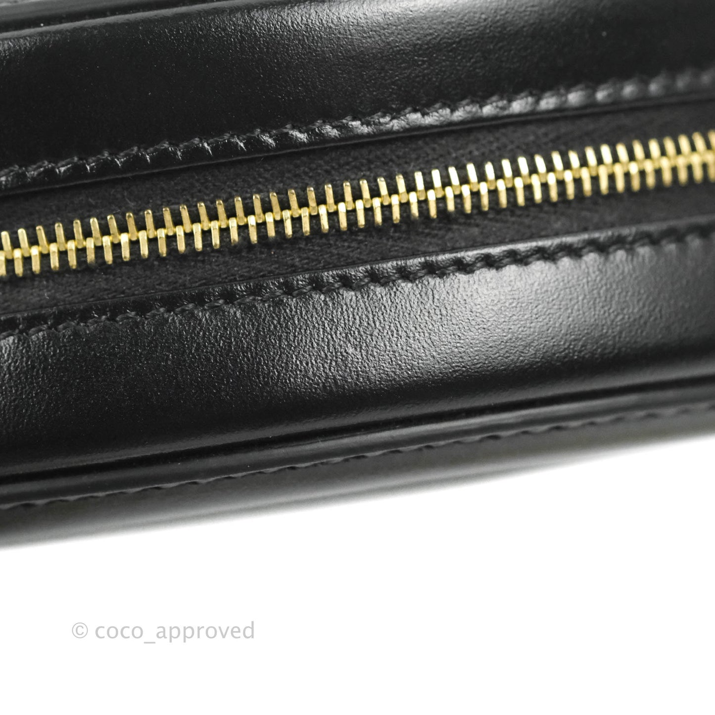 Celine Crossbody Purse With Chain In Velvet Black