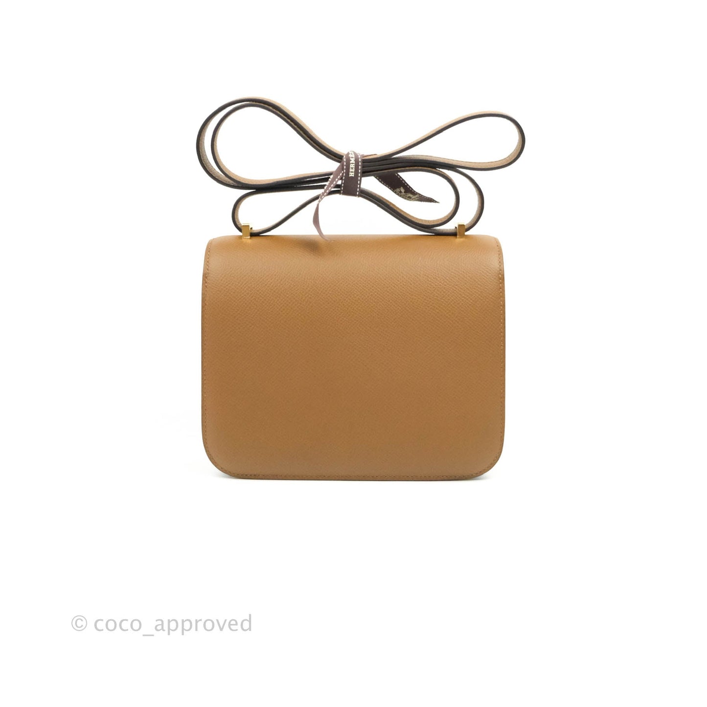 Hermès Constance Mini 18cm Alezan Epsom Gold Hardware