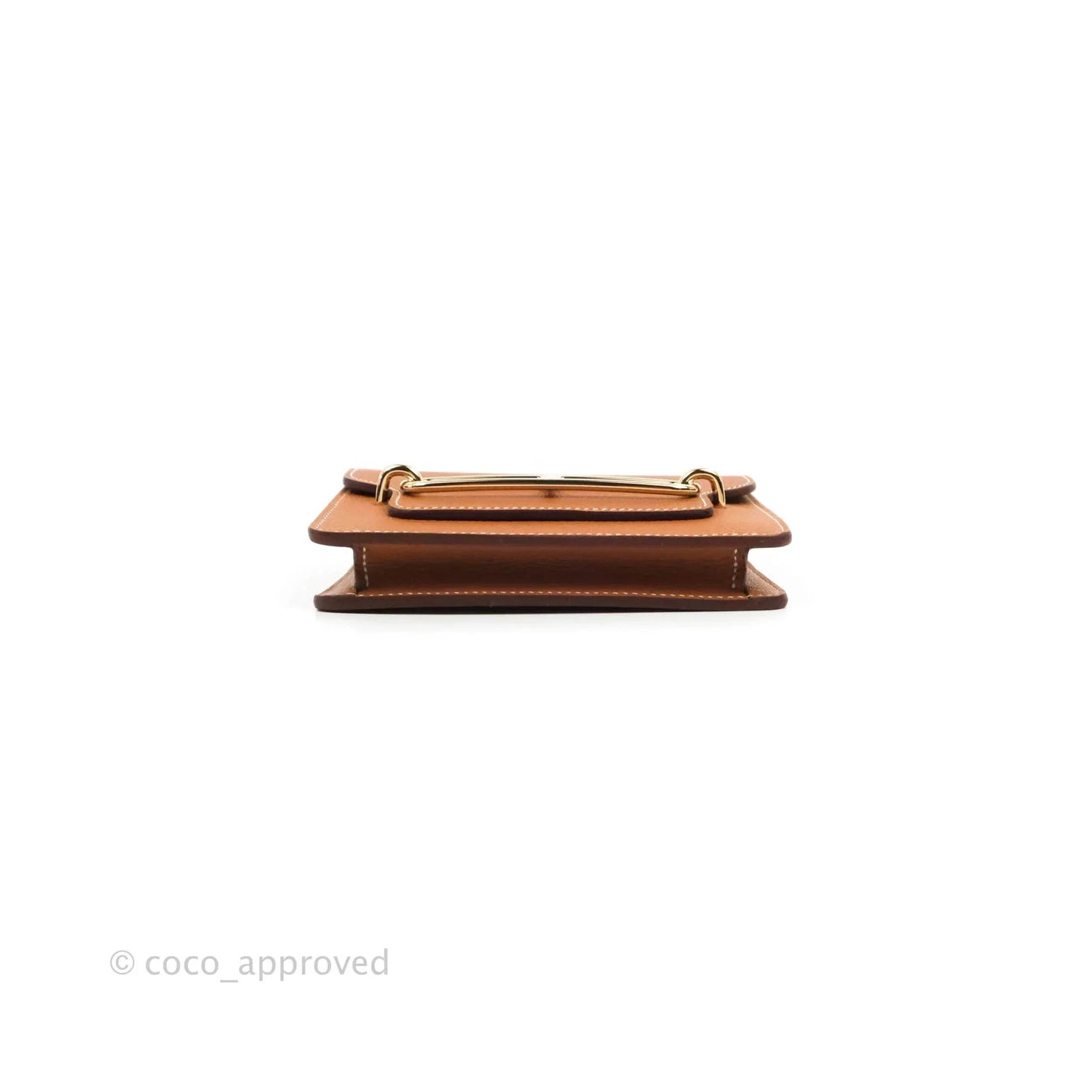 Hermès Roulis Slim Wallet Gold Gold Hardware
