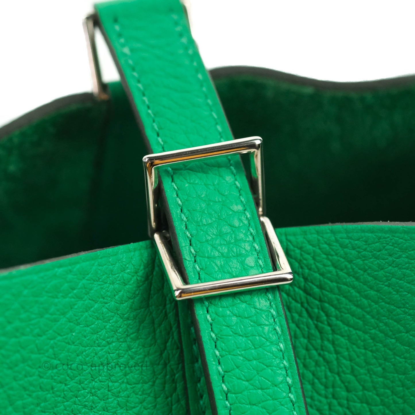 Hermès Picotin 22 Clemence Menthe/Vert Bosphore Palladium Hardware