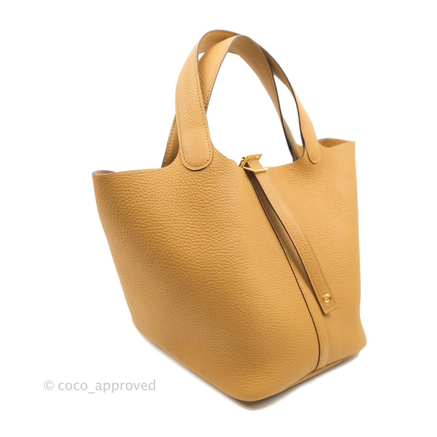 Hermès Picotin 22 Clemence Biscuit 48 Gold Hardware