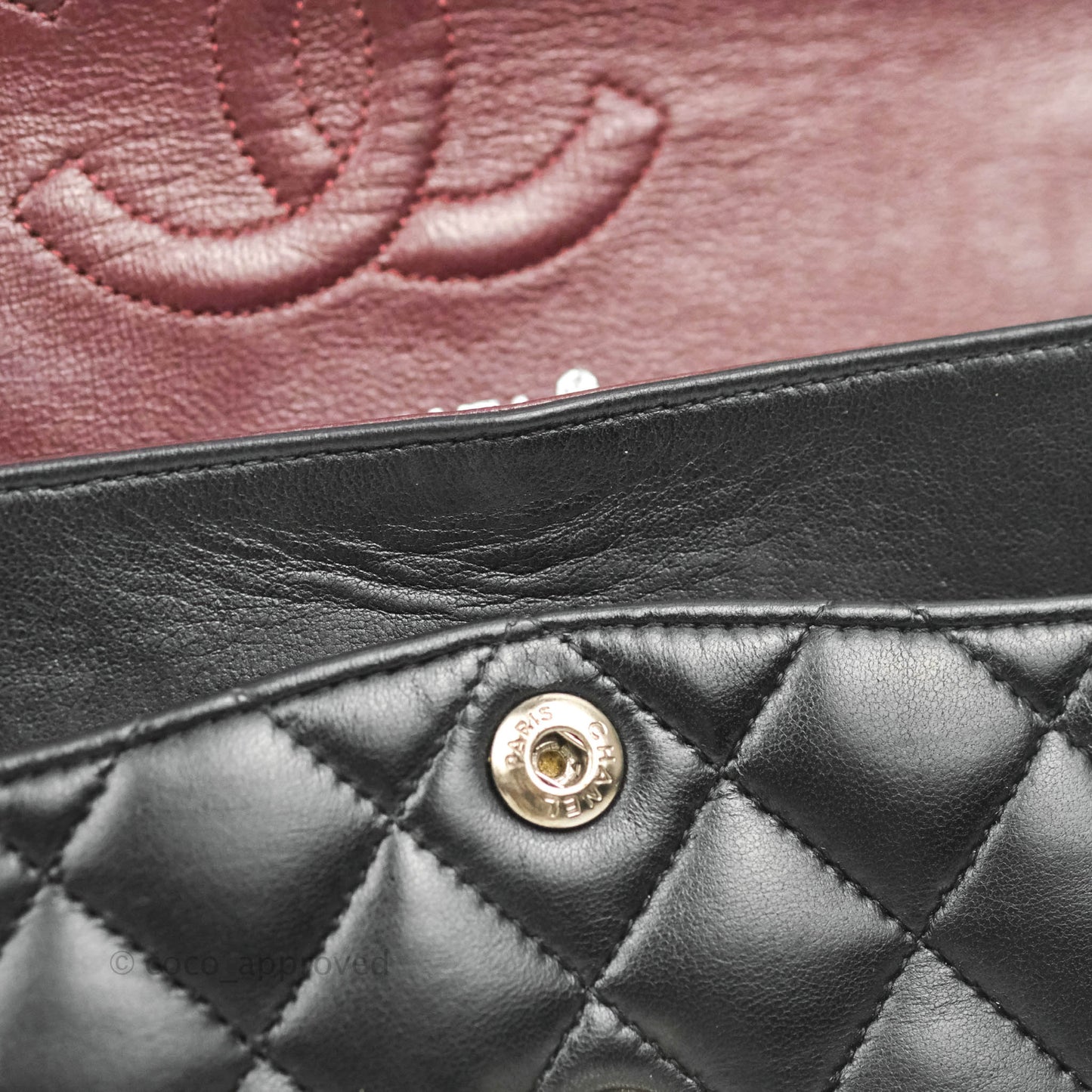 Chanel Small Classic Quilted Flap Black Lambskin Silver Hardware