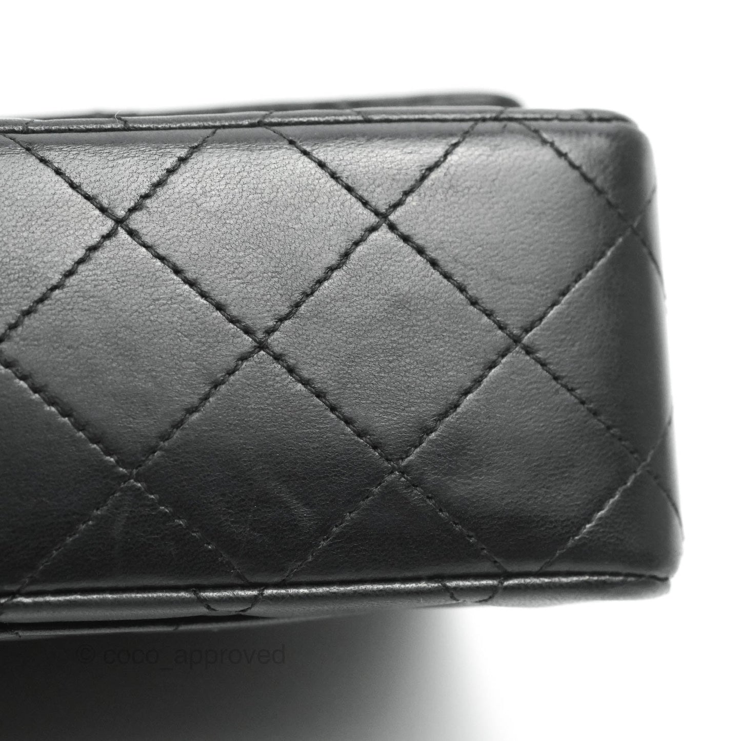 Chanel Classic Vintage Small S/M Flap Black Lambskin 24K Gold Hardware