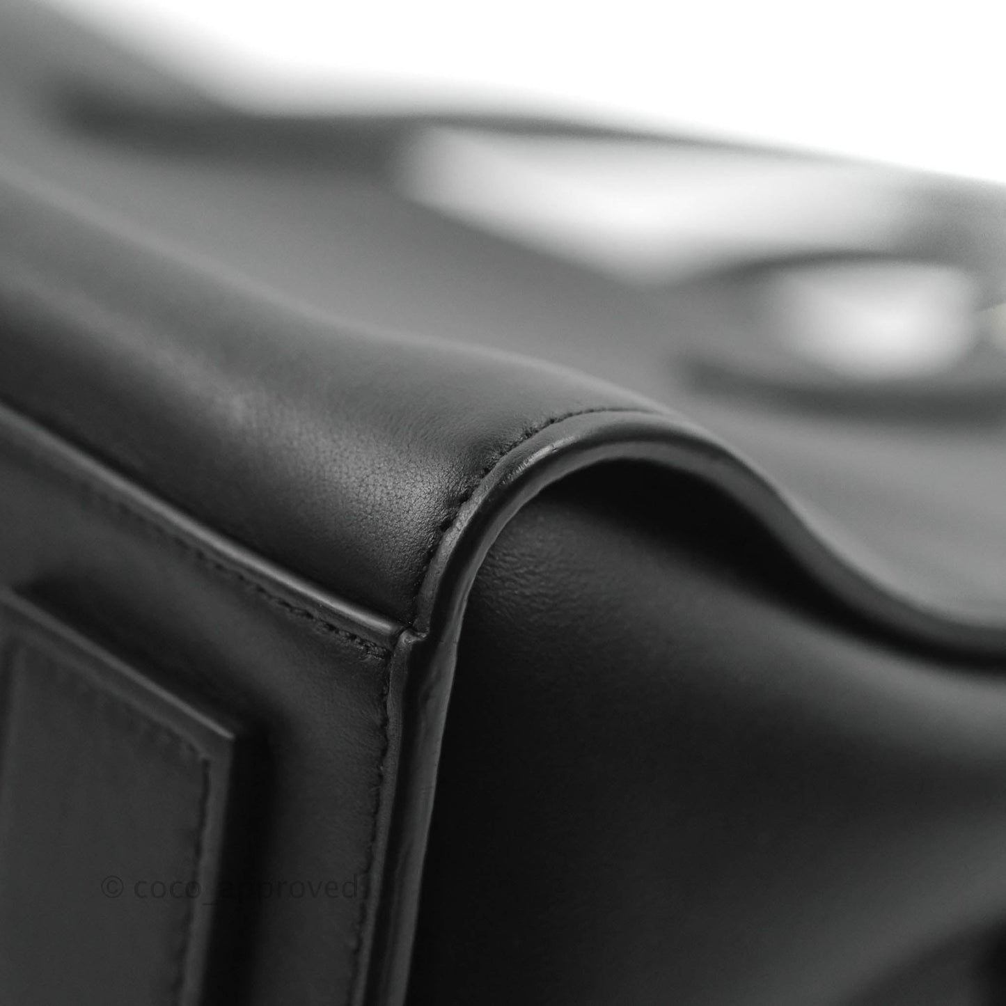 Saint Laurent Larger Jane Bag Black Silver Hardware