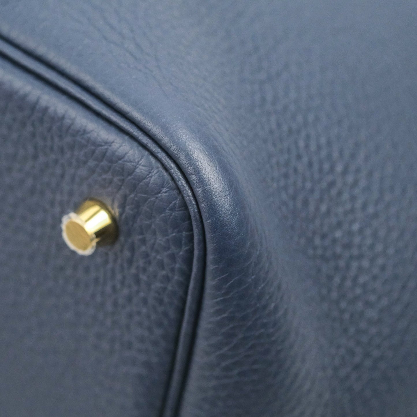 Hermès Picotin 22 Clemence Bleu Nuit Gold Hardware
