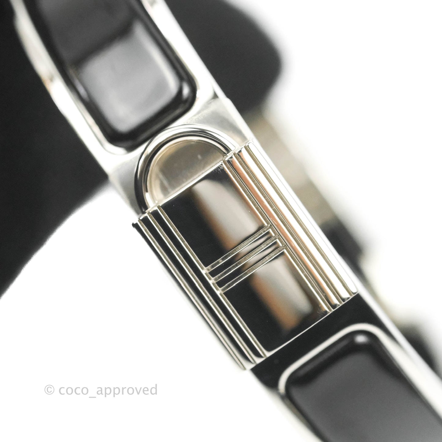 Hermes Clic Cadenas Bracelet Black Palladium Hardware