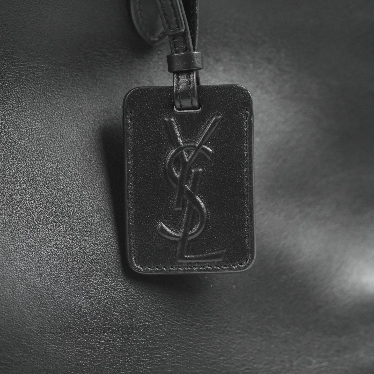 Saint Laurent Larger Jane Bag Black Silver Hardware