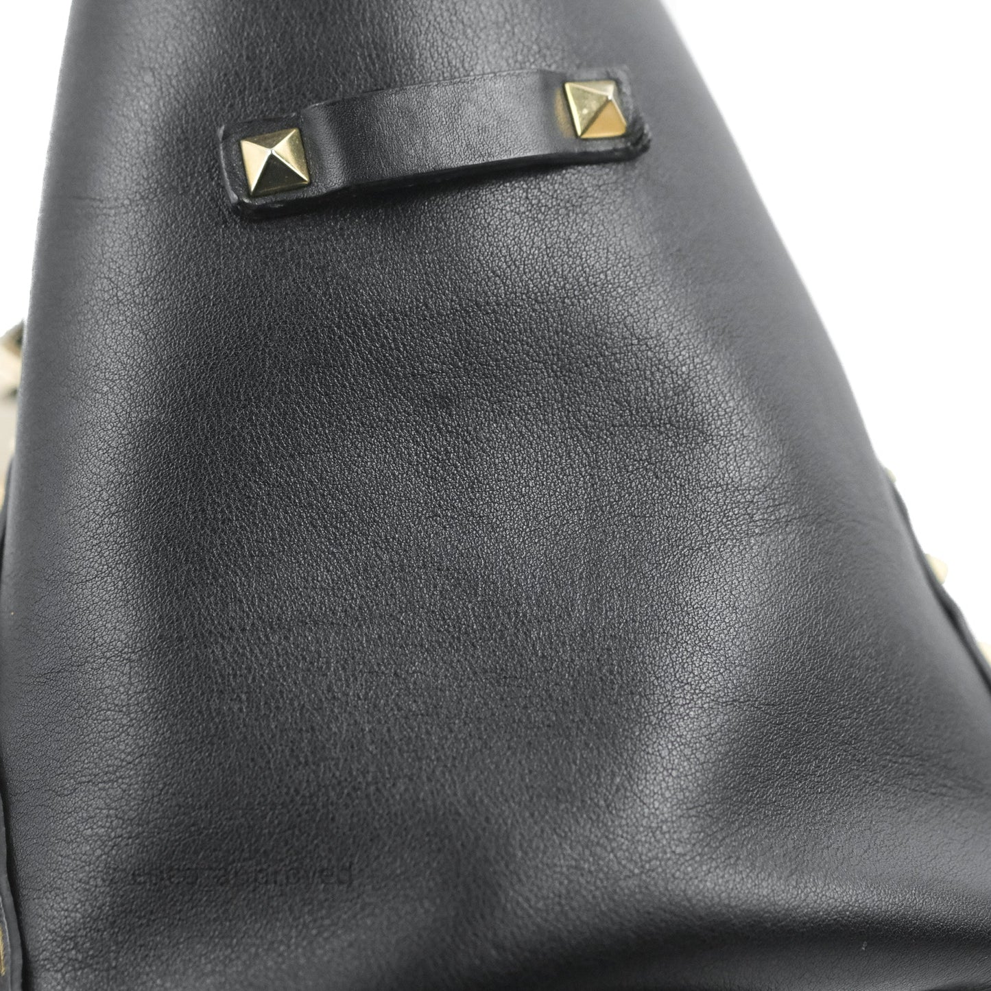Valentino Garavani Small Rockstud Bag Black Calfskin
