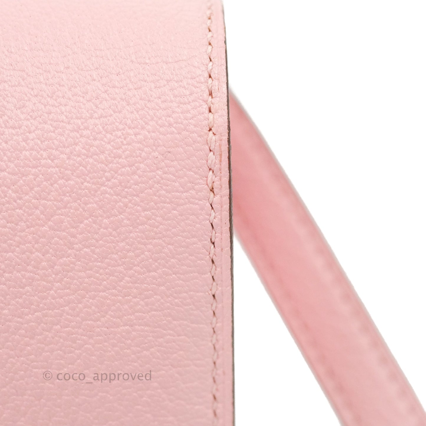 Hermès Constance III Mini 18cm Sakura Chevre Mysore Palladium Hardware