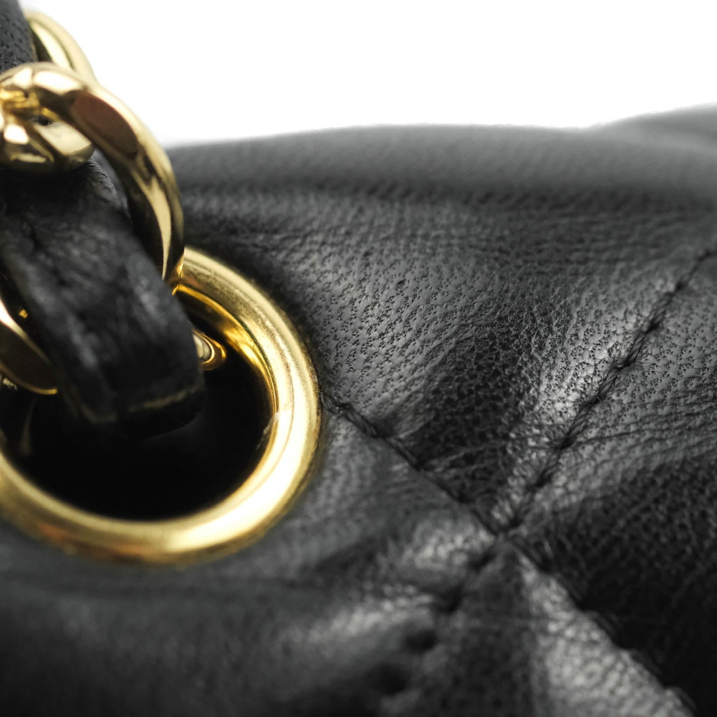 Chanel Jumbo Double Flap Black Lambskin Gold Hardware
