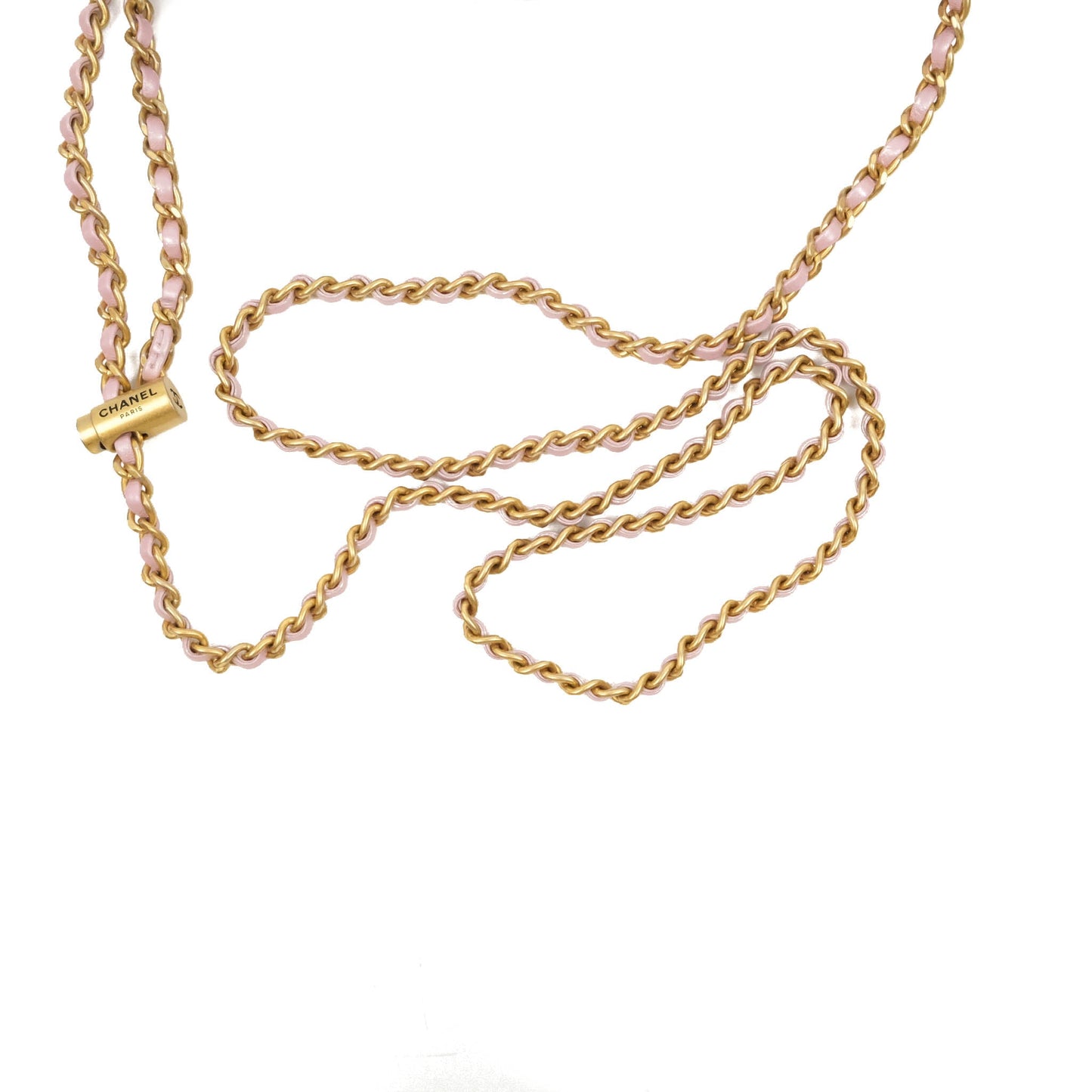 Chanel Quilted My Perfect Mini Iridescent Pink Caviar Aged Gold Hardware 21K