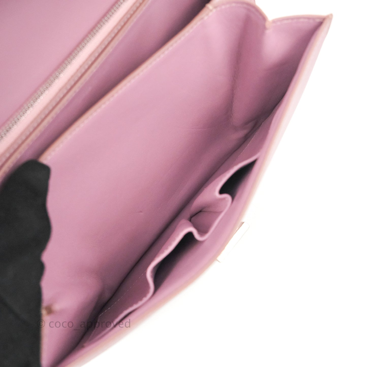 Celine Medium Classic Box Flap Lilac Pink Liege Calfskin