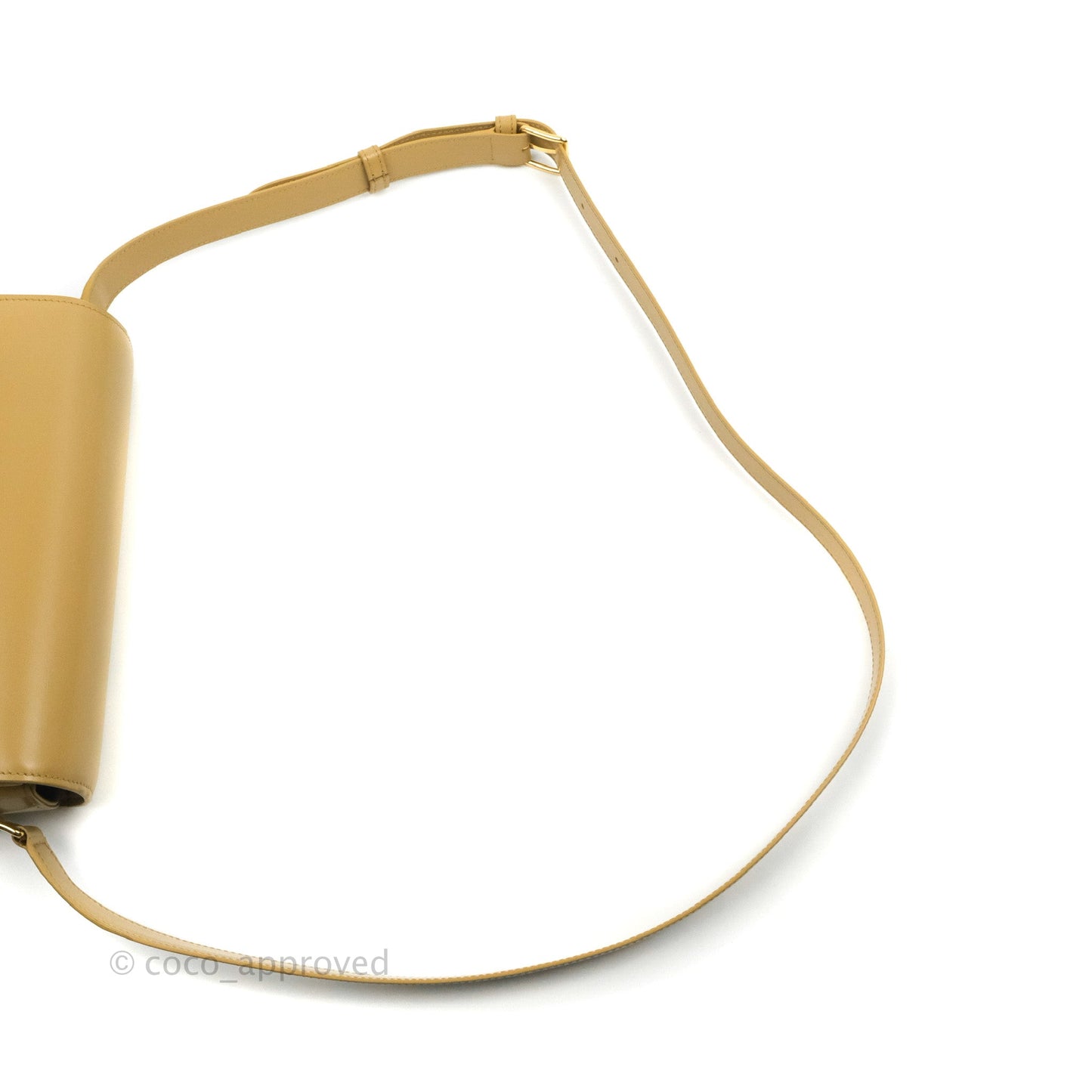 Celine Medium Triomphe Bag Olive Shiny Calfskin