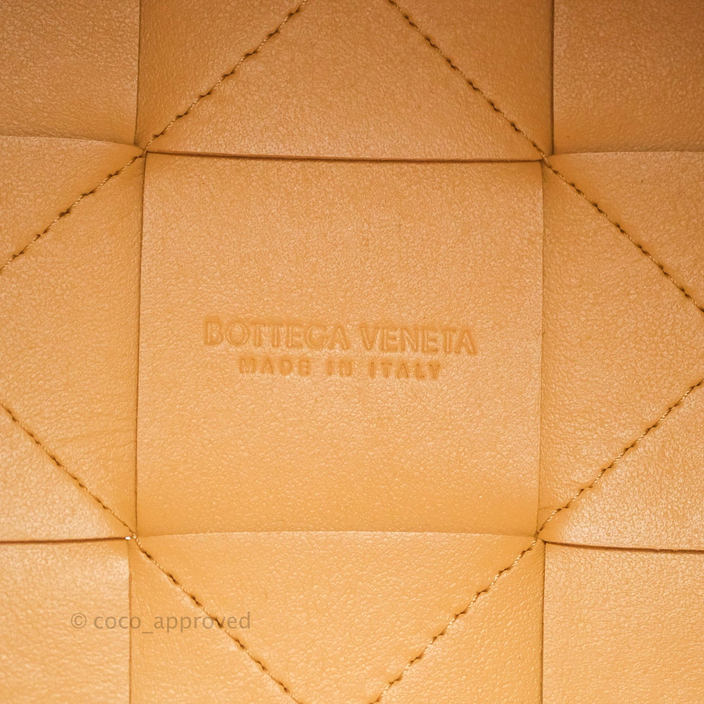 Bottega Veneta Small Cassette Bucket Bag Almond Lambskin