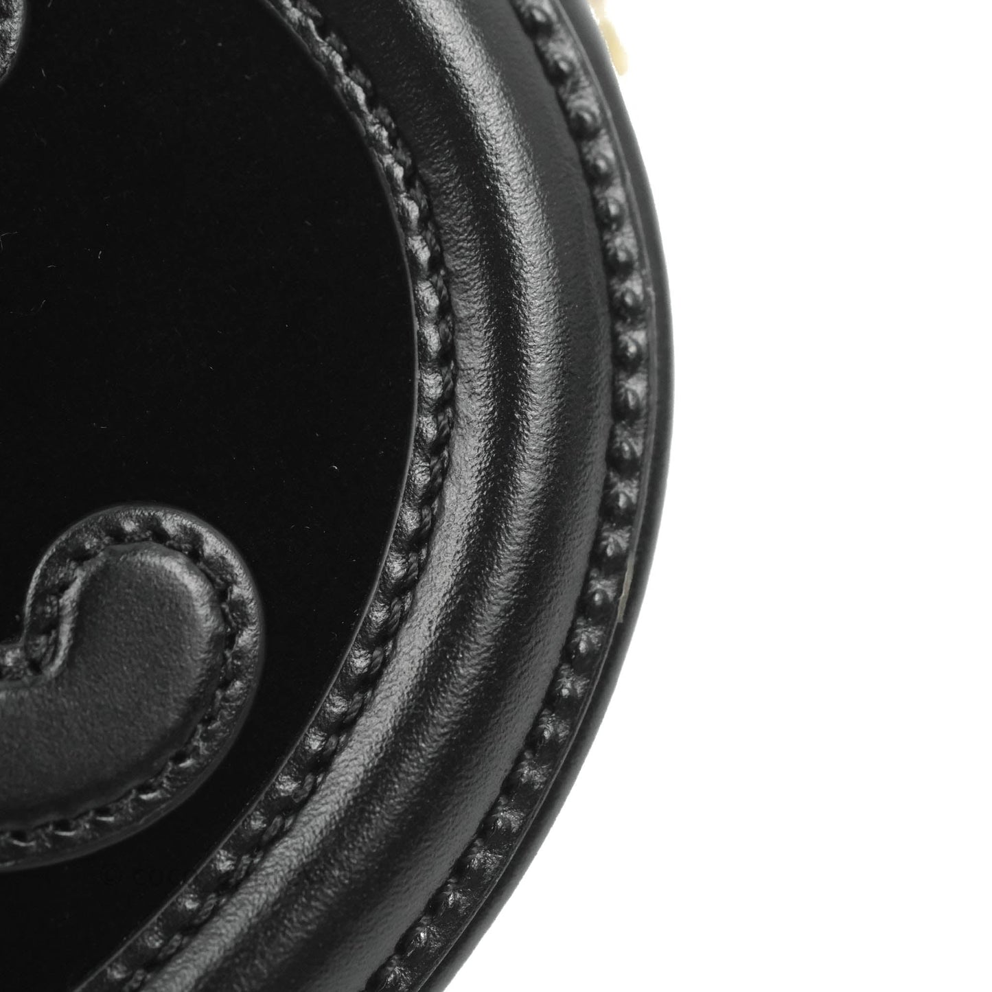 Celine Crossbody Purse With Chain In Velvet Black