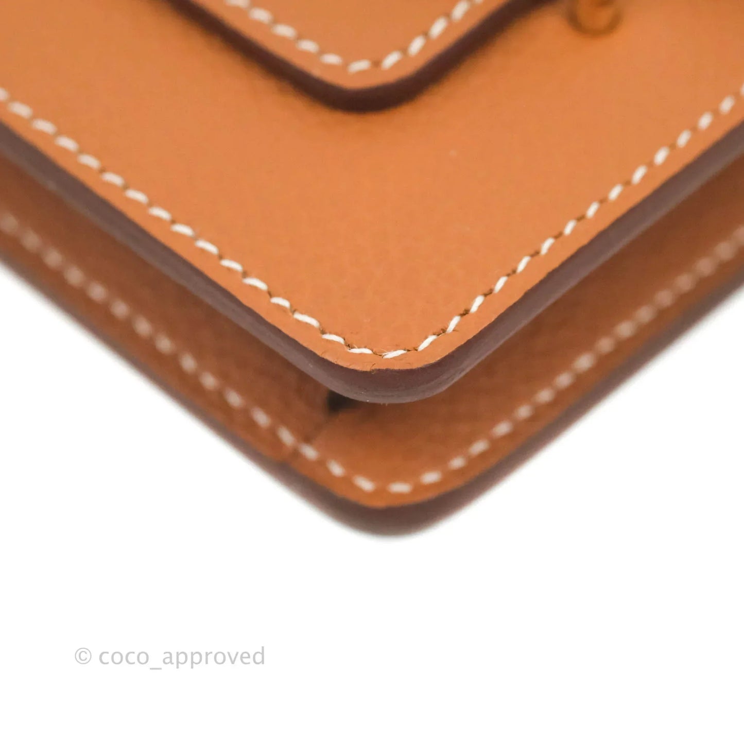 Hermès Roulis Slim Wallet Gold Gold Hardware
