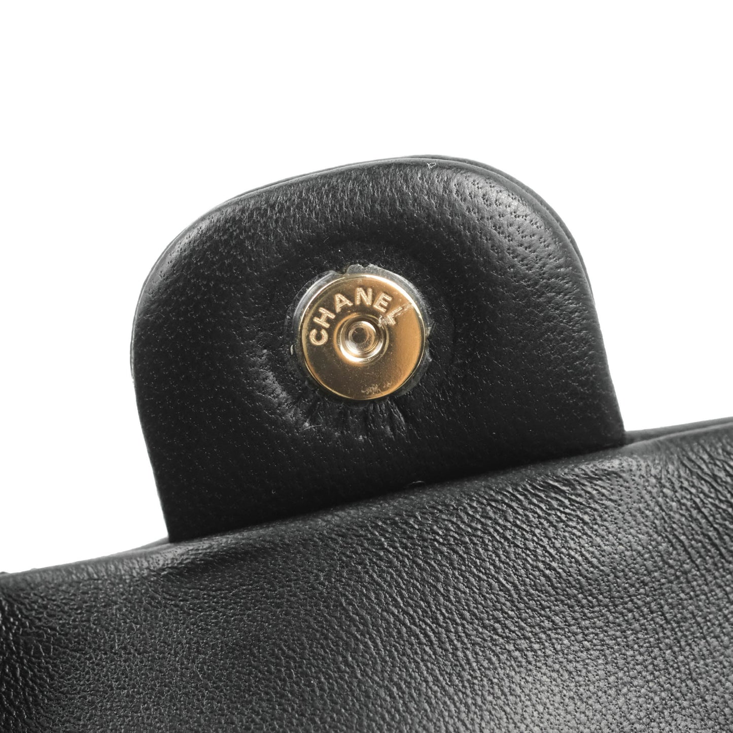 Chanel Quilted Small Duma Drawstring Backpack Black Lambskin 22A