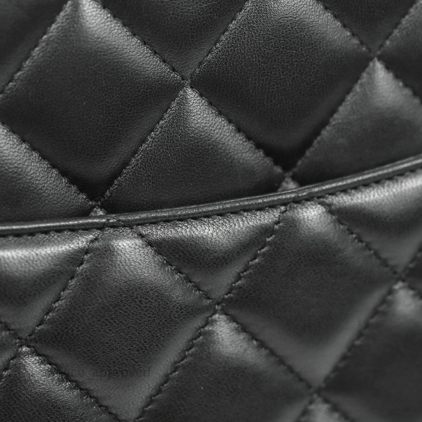 Chanel Quilted Maxi Single Flap Black Lambskin Silver Hardware