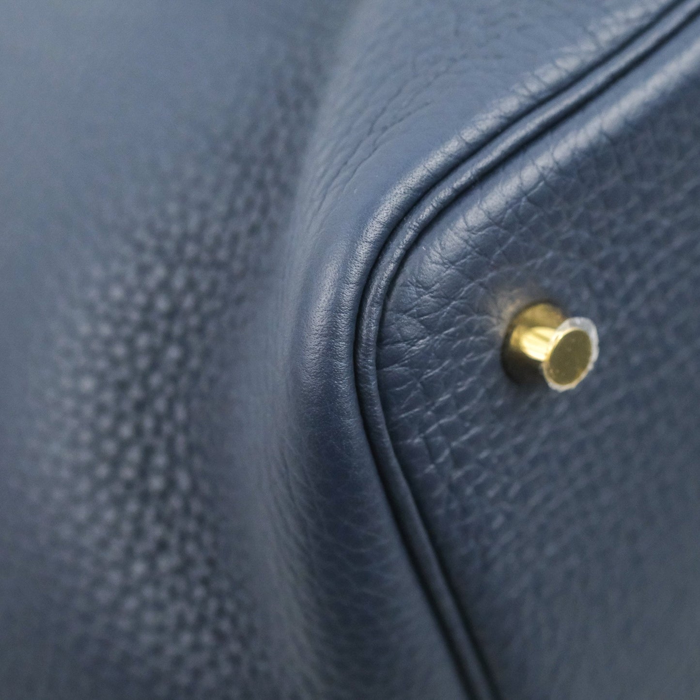Hermès Picotin 22 Clemence Bleu Nuit Gold Hardware