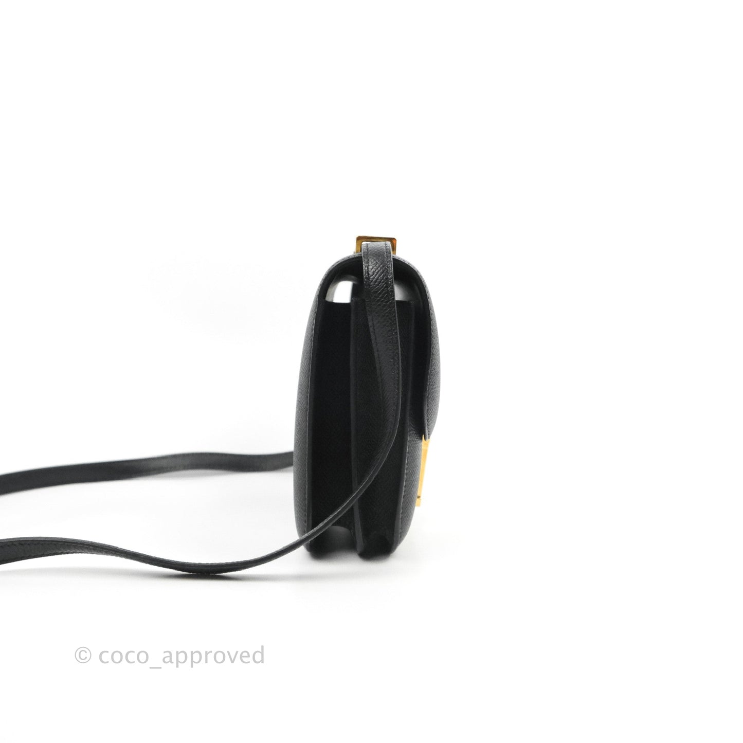 Hermès Constance Mini 18cm Black Epsom Gold Hardware