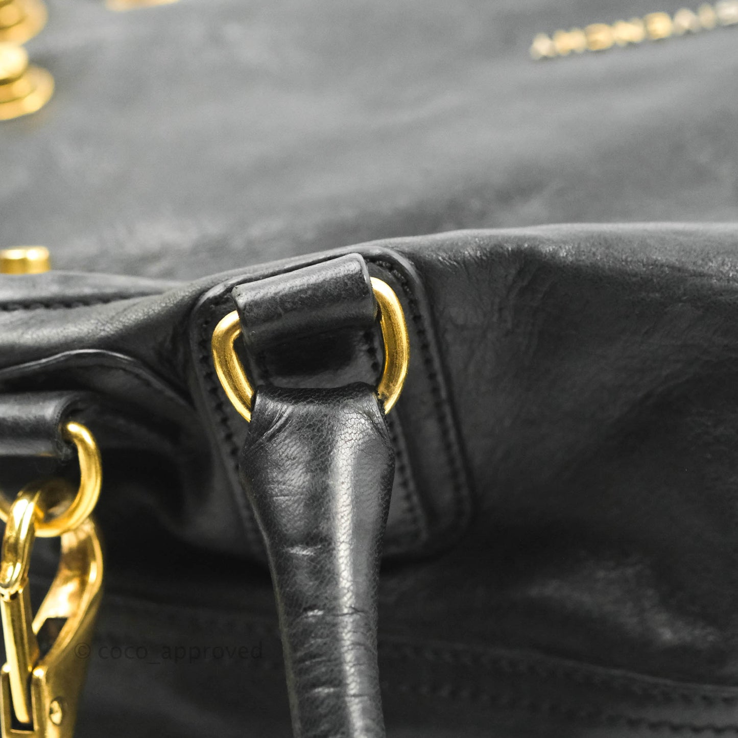 Givenchy Pandora Medium Black Leather Shoulder Bag