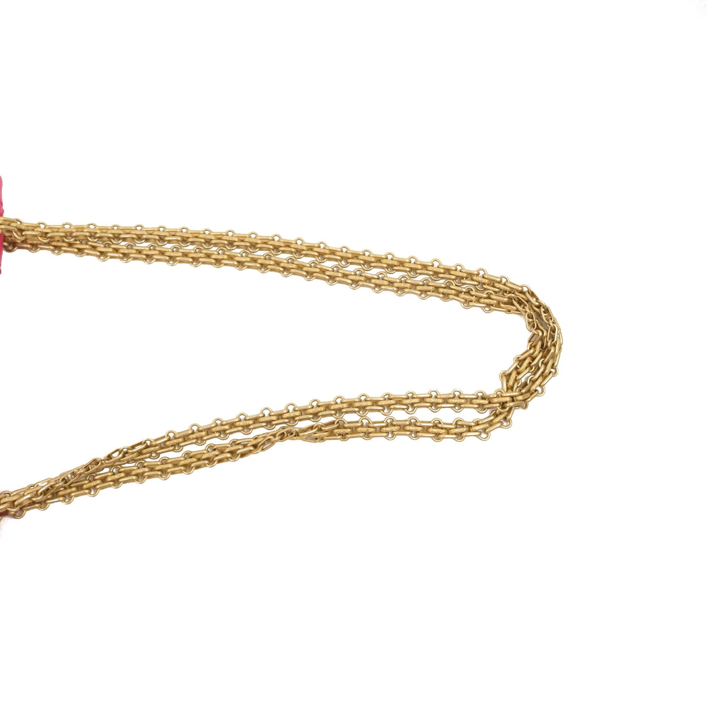 Chanel Mini Reissue 224 Fuschia Pink Aged Calfskin Aged Gold Hardware