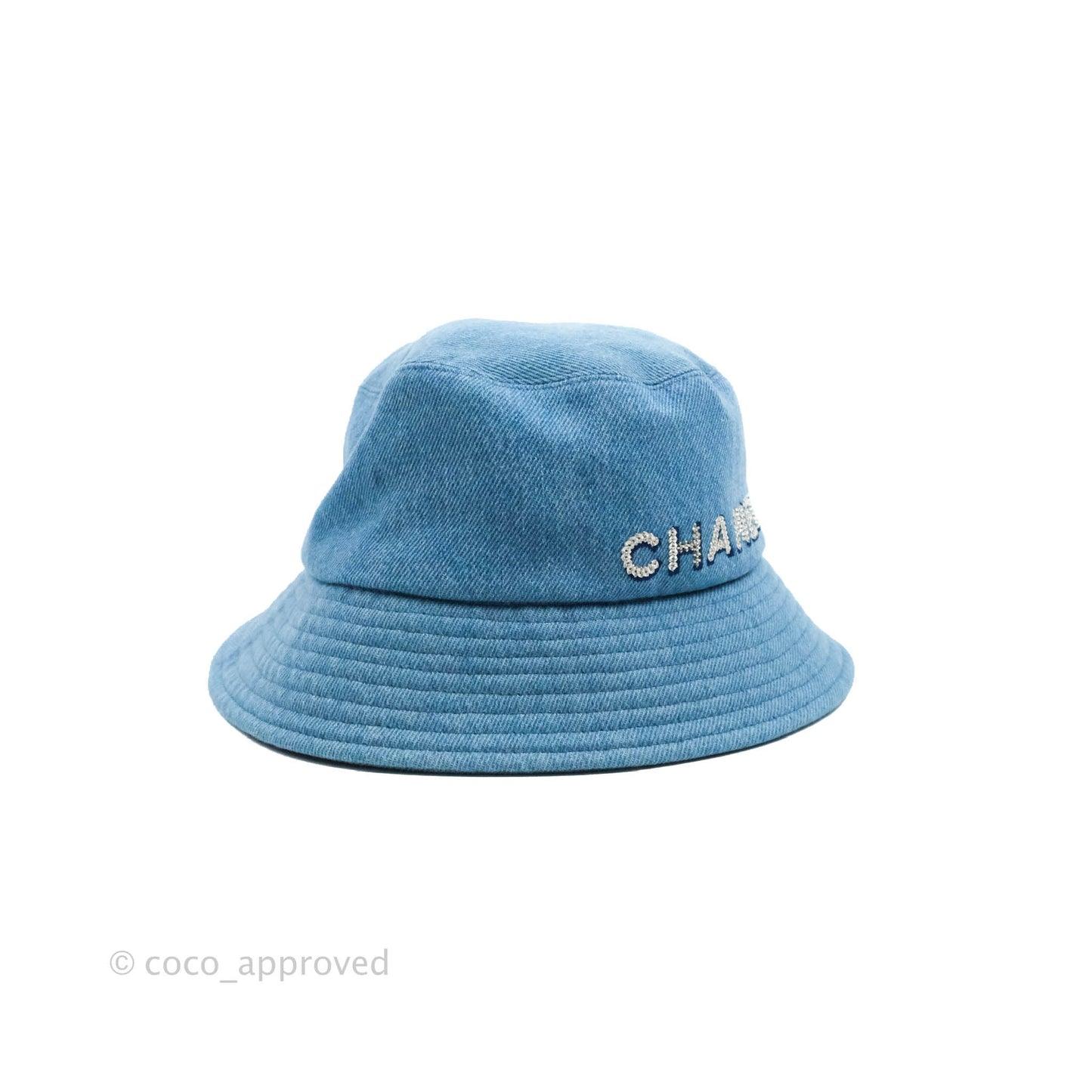 Chanel Denim & Sequin Bucket Hat