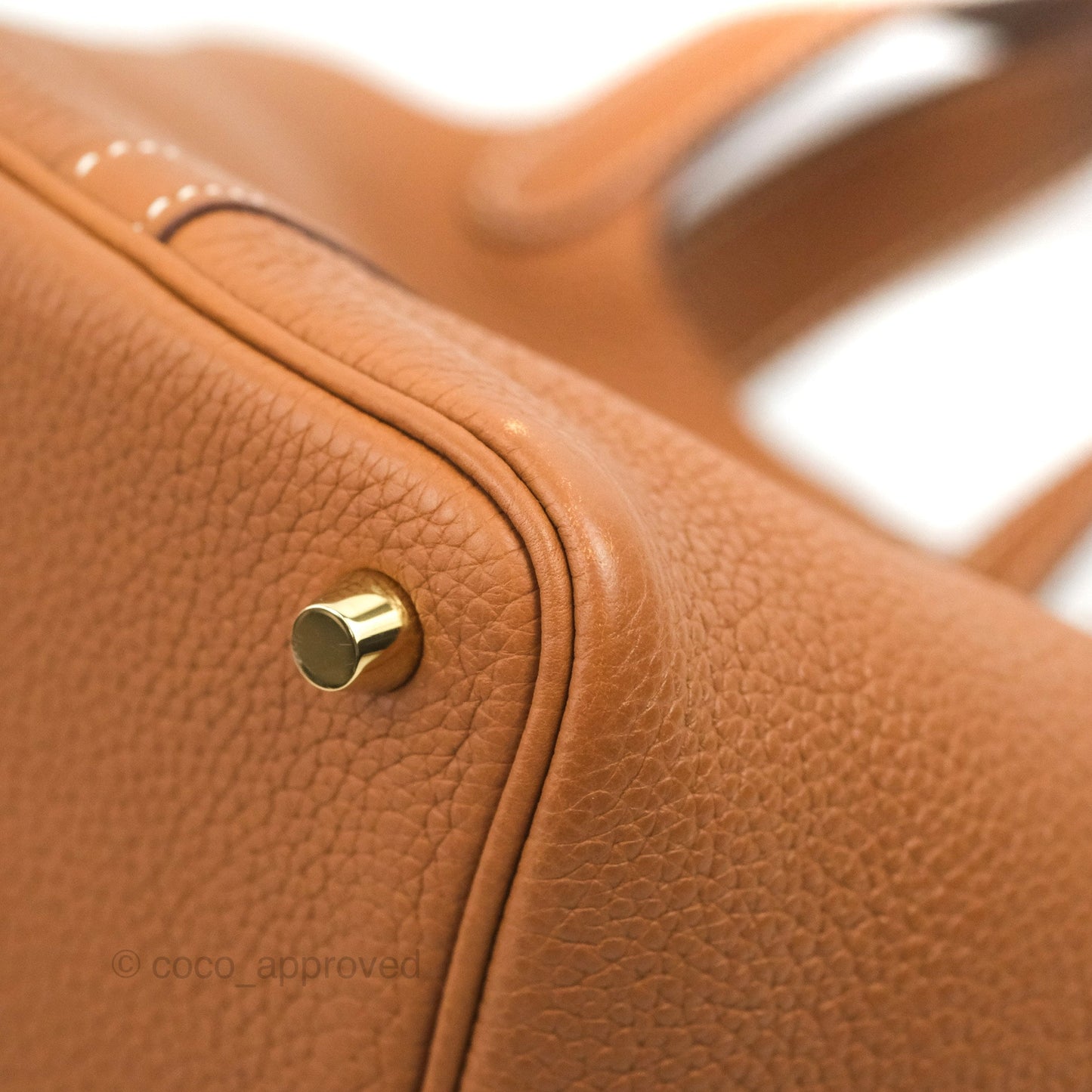 Hermès Picotin Lock 18 PM Gold Clemence Gold Hardware