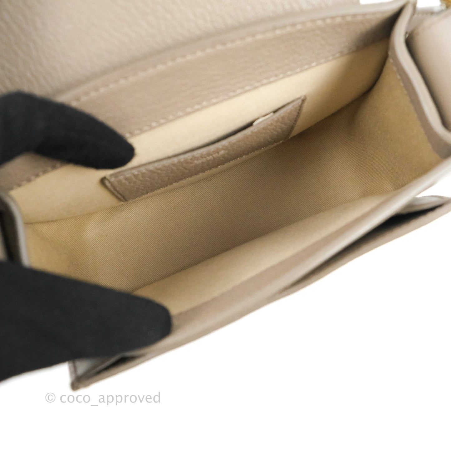 Chloé Small Tess Bag Motty Grey Grained Calfskin